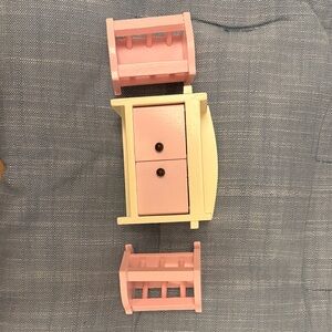 Pottery Barn Kids Dollhouse Furniture Nursery Set